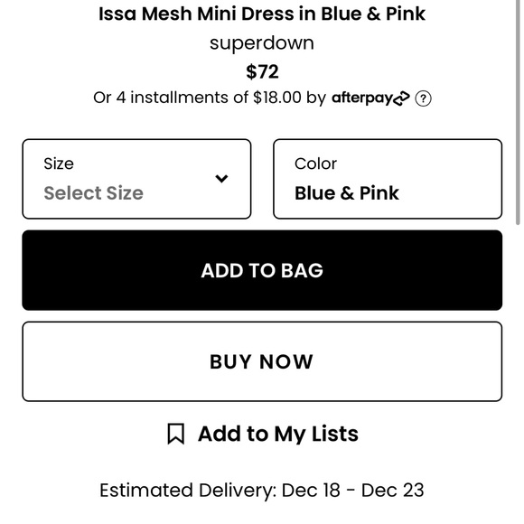 Superdown Issa Mini Dress REVOLVE - Picture 6 of 6